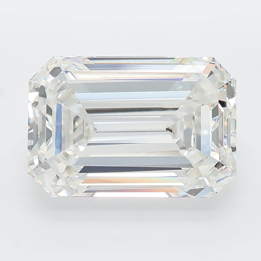 5.07 carat emerald lab grown diamond G color VVS2 clarity