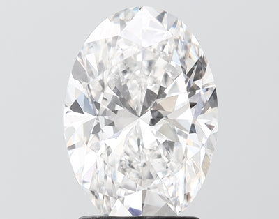 2.59 carat oval lab grown diamond E color VS1 clarity