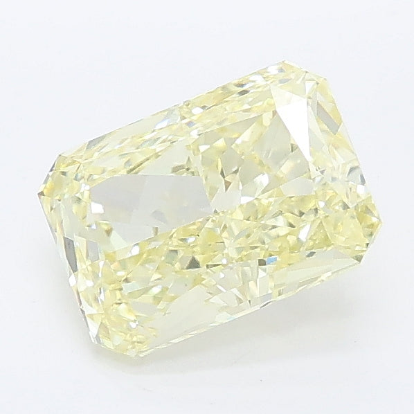 1.38 carat fancy intense yellow radiant lab grown diamond VS1 clarity
