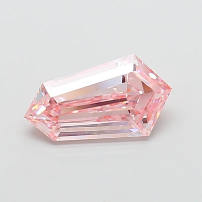 2.24 carat fancy intense pink shield lab grown diamond VVS2 clarity