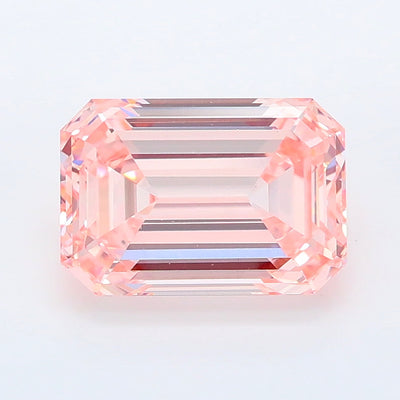 2.03 carat fancy intense pink emerald lab grown diamond VS1 clarity