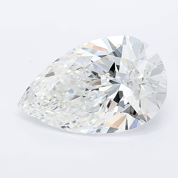 1.27 carat pear lab grown diamond E color VS1 clarity