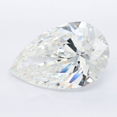 13.03 carat pear lab grown diamond F color VVS2 clarity
