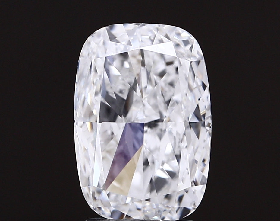 3.01 carat cushion lab grown diamond D color VVS1 clarity