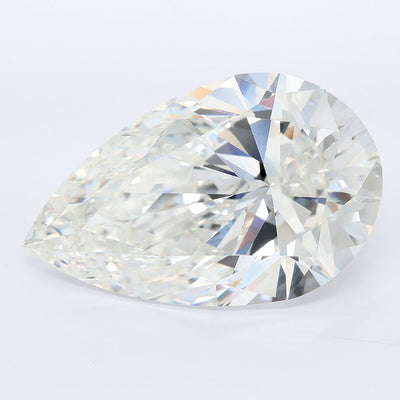 13.06 carat pear lab grown diamond F color VVS2 clarity
