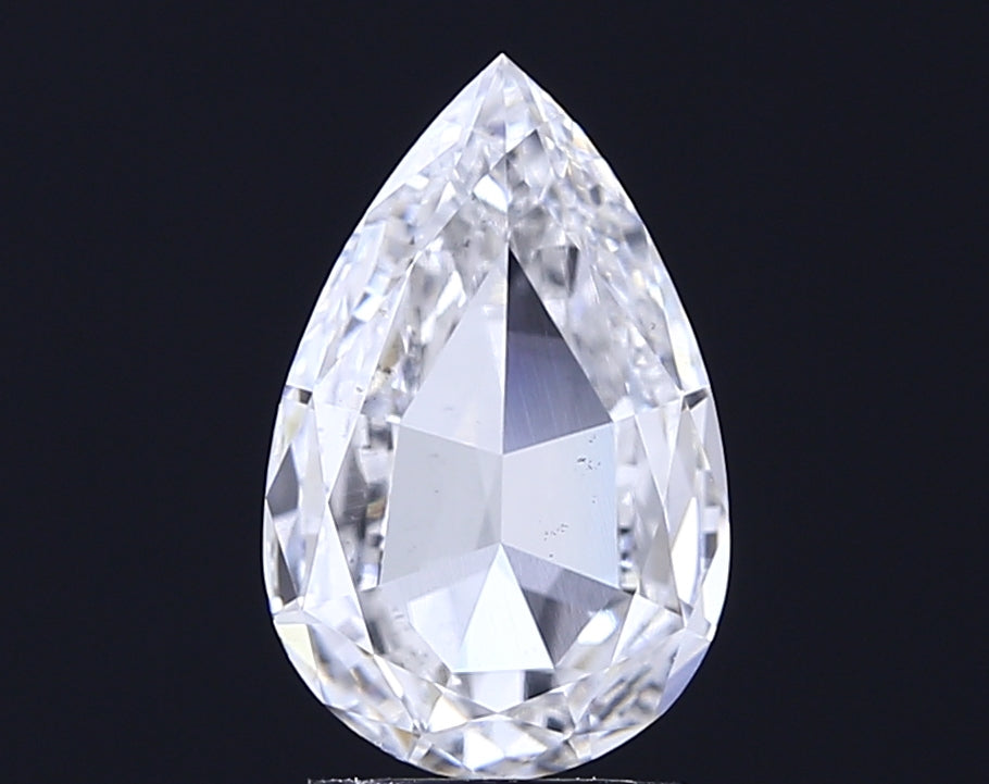 2.02 carat rose cut lab grown diamond F color VS2 clarity
