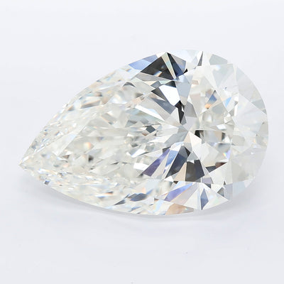 10.03 carat pear lab grown diamond F color VVS2 clarity