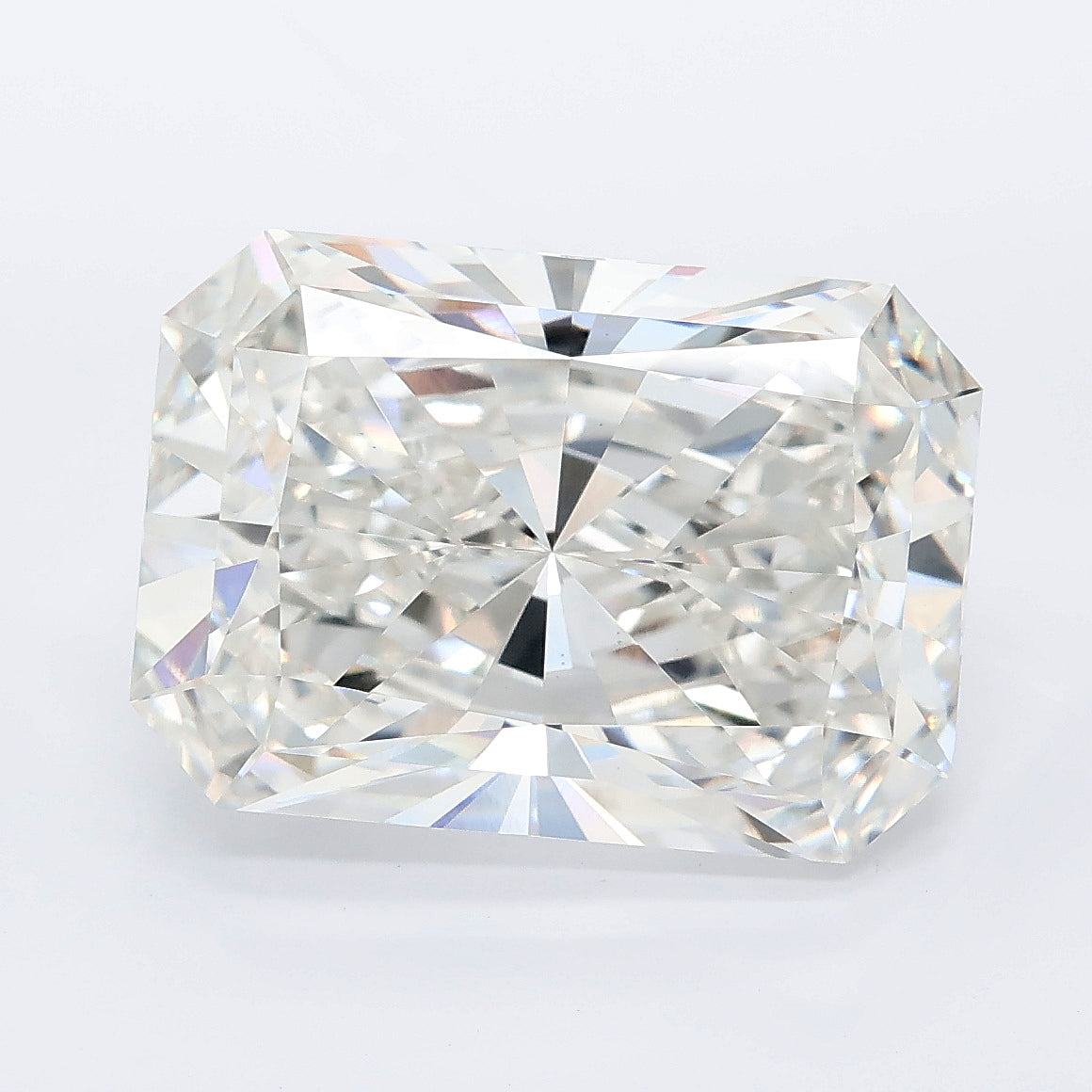 8.08 carat radiant lab grown diamond F color VS1 clarity