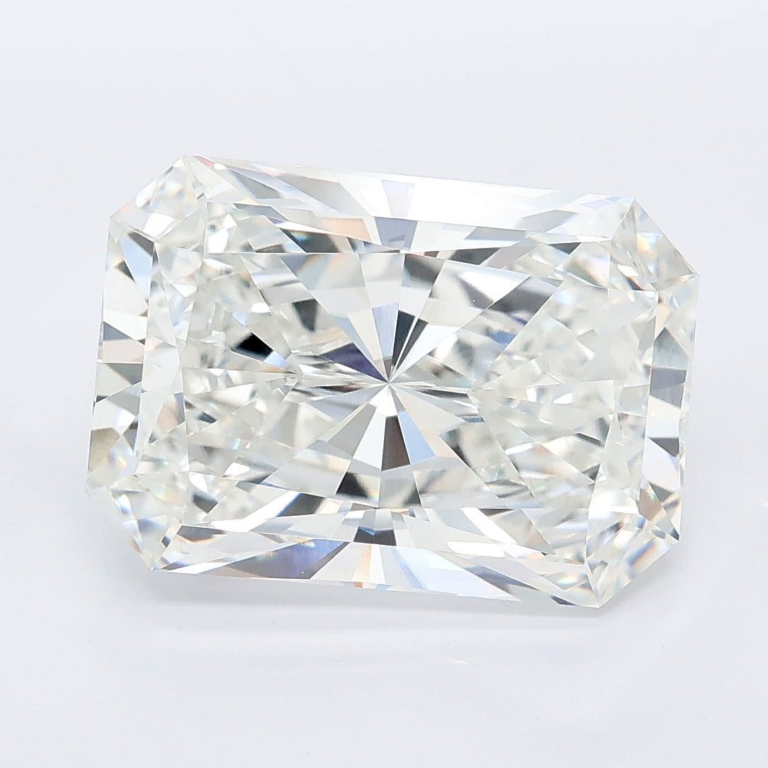 7.10 carat radiant lab grown diamond F color VVS2 clarity