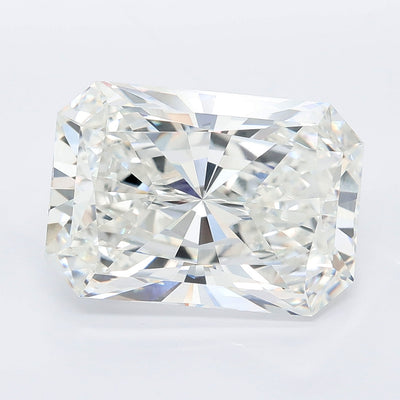7.10 carat radiant lab grown diamond F color VVS2 clarity