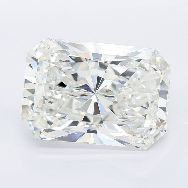7.10 carat radiant lab grown diamond F color VVS2 clarity