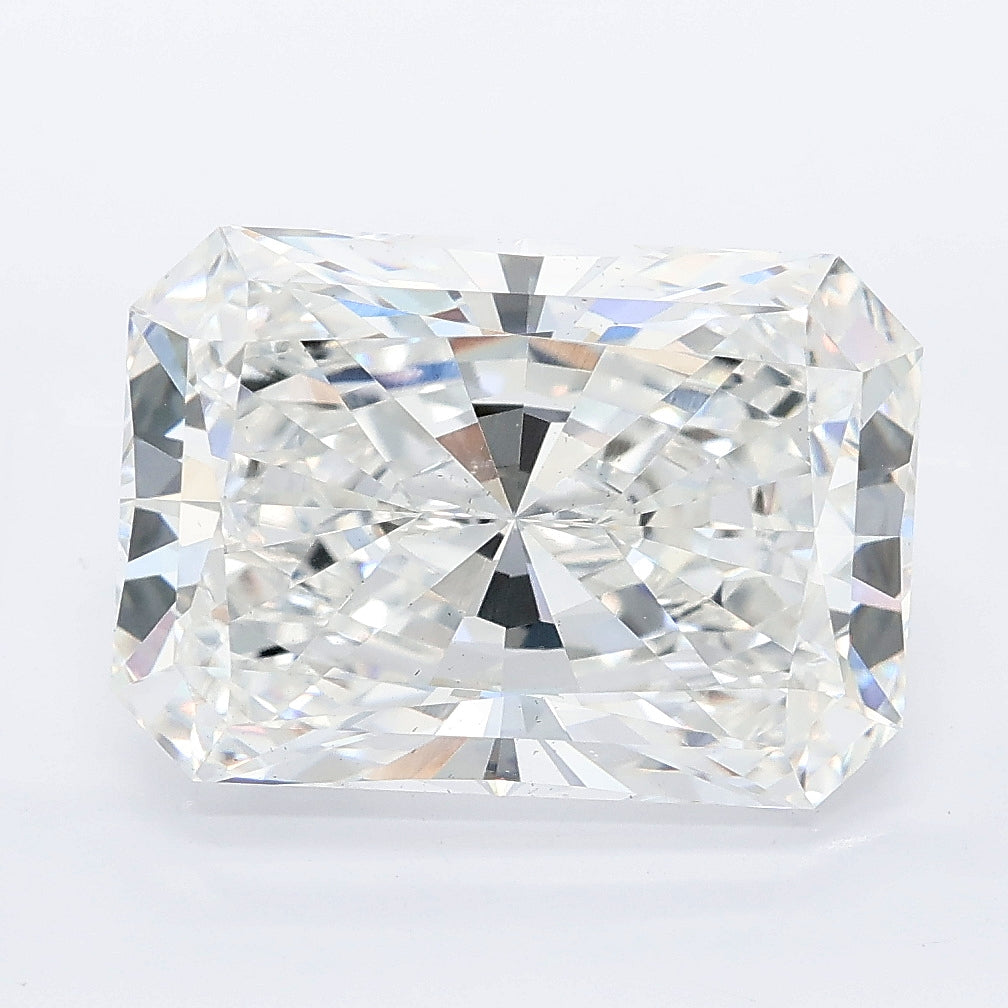 6.07 carat radiant lab grown diamond E color VS2 clarity