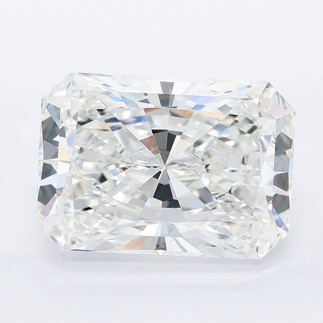 6.07 carat radiant lab grown diamond E color VS2 clarity