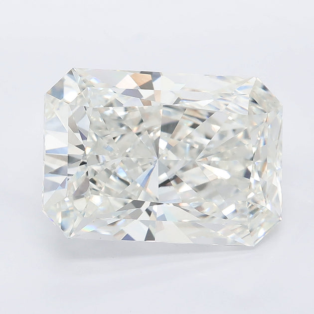 7.26 carat radiant lab grown diamond F color VVS2 clarity