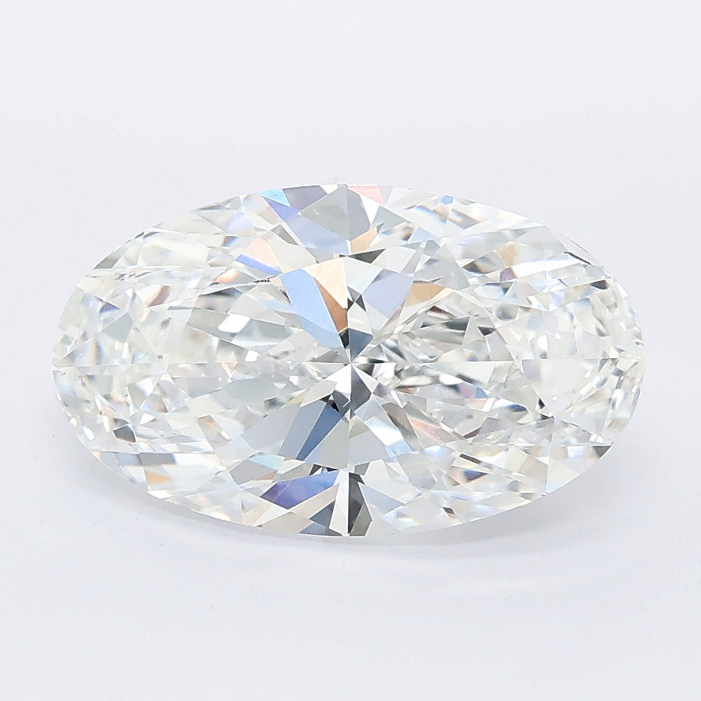 3.55 carat moval lab grown diamond E color VVS2 clarity