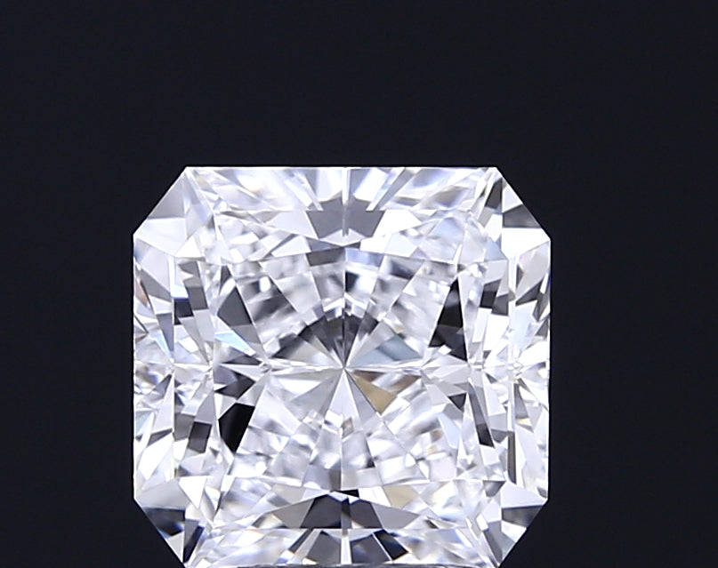 3.02 carat radiant lab grown diamond D color VVS1 clarity