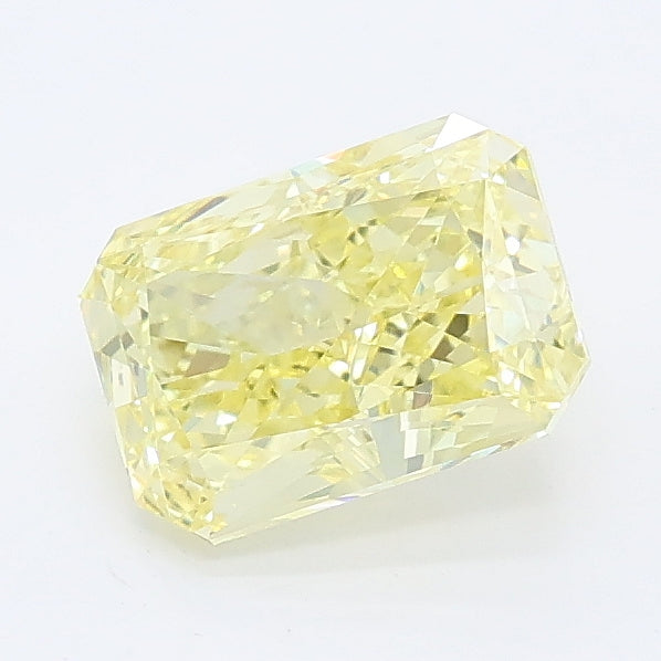 1.19 carat fancy intense yellow radiant lab grown diamond VVS2 clarity