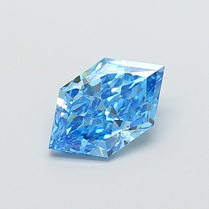 1.51 carat fancy vivid blue dutch marquise lab grown diamond VS1 clarity