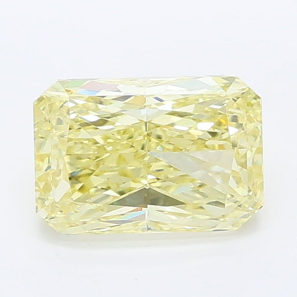 1.31 carat fancy intense yellow radiant lab grown diamond VVS2 clarity