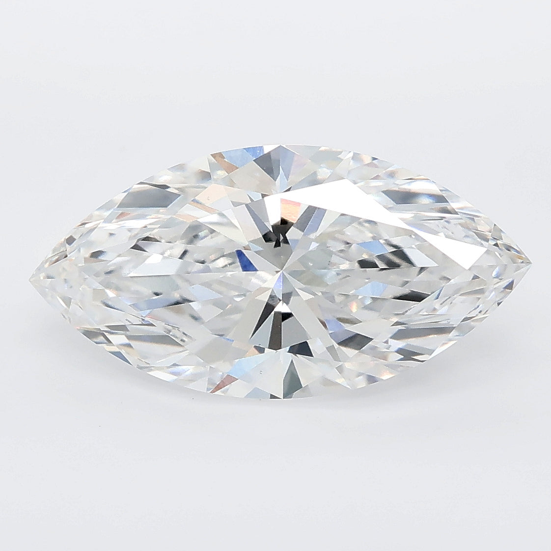 4.01 carat marquise lab grown diamond E color VS1 clarity