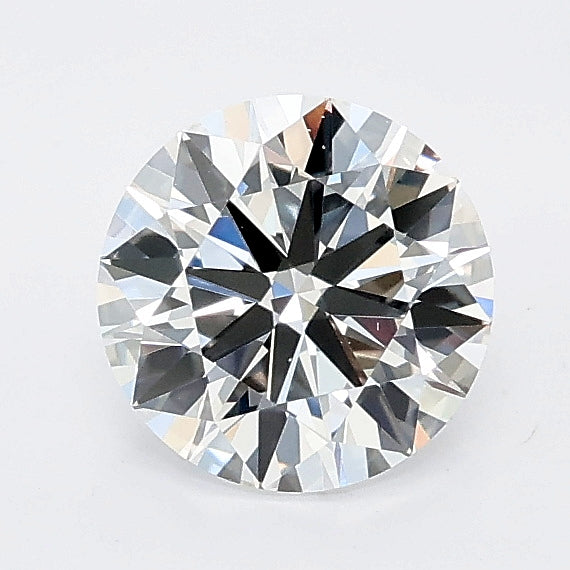 1.00 carat round lab grown diamond D color VVS2 clarity
