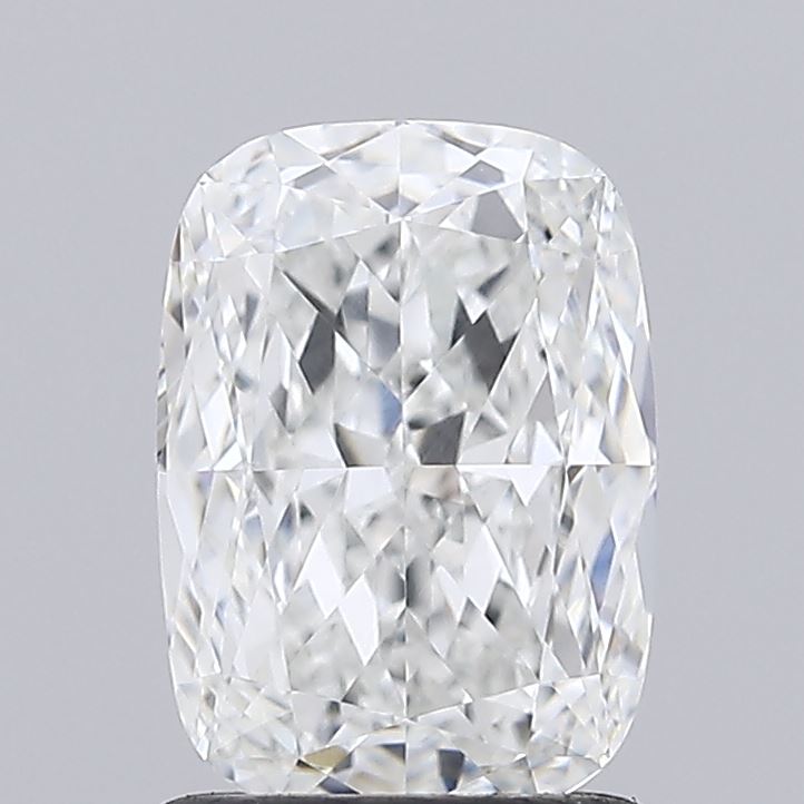 1.51 carat cushion lab grown diamond E color VVS1 clarity