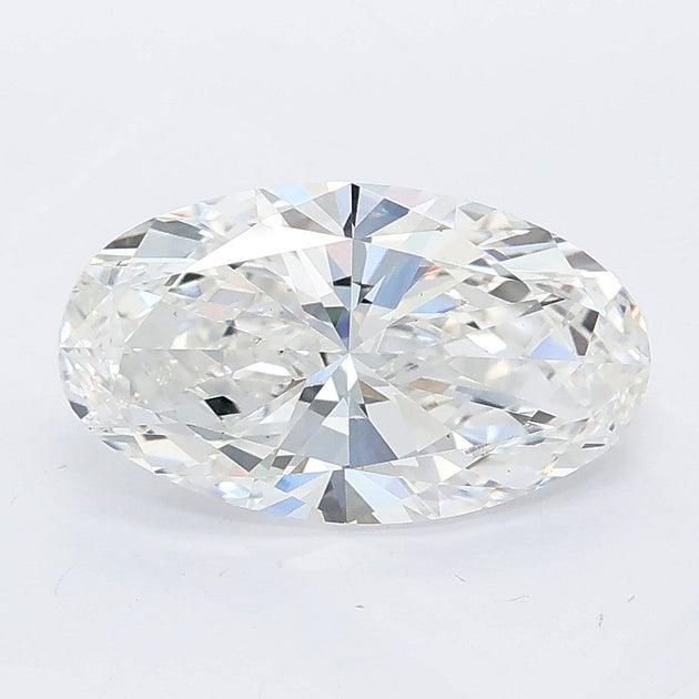 2.05 carat moval lab grown diamond E color VS1 clarity