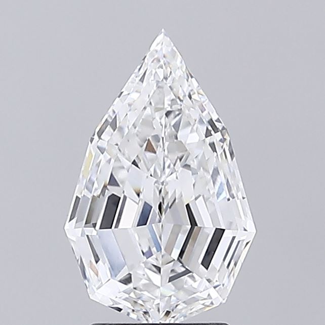 2.51 carat pear lab grown diamond D color VVS2 clarity
