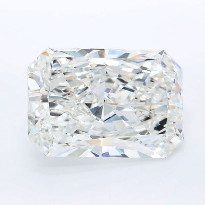8.75 carat radiant lab grown diamond F color VVS2 clarity