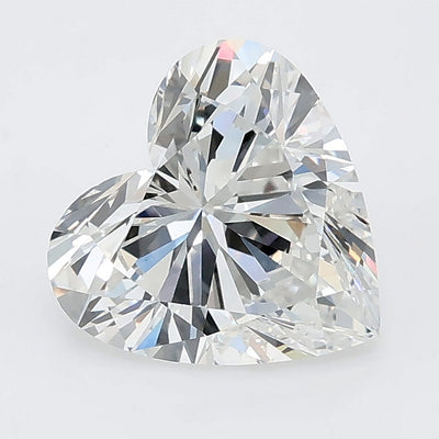 2.04 carat heart lab grown diamond E color VVS2 clarity