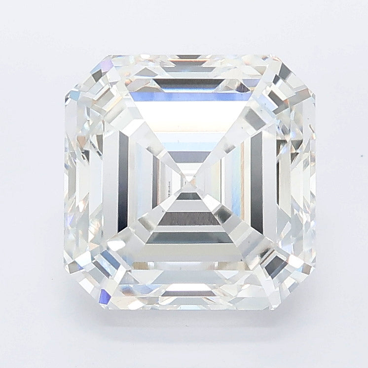 3.55 carat asscher lab grown diamond E color VS1 clarity