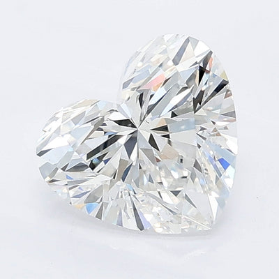1.52 carat heart lab grown diamond E color VS1 clarity