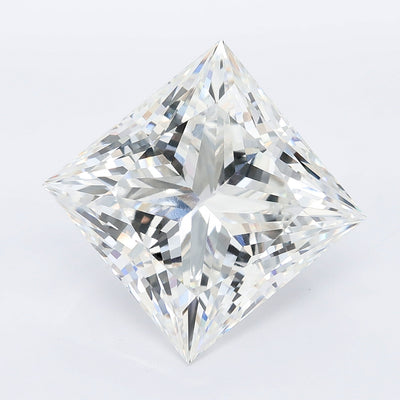 9.01 carat princess lab grown diamond E color VVS2 clarity