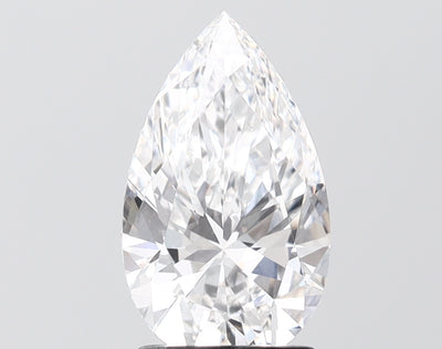 2.04 carat pear lab grown diamond D color VS1 clarity