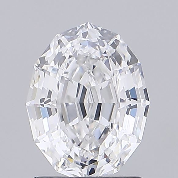1.70 carat oval lab grown diamond E color VS1 clarity