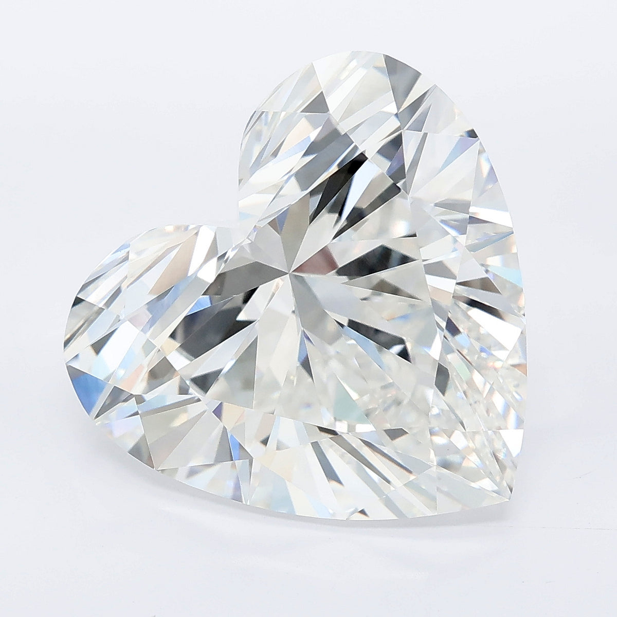 11.08 carat heart lab grown diamond F color VVS2 clarity