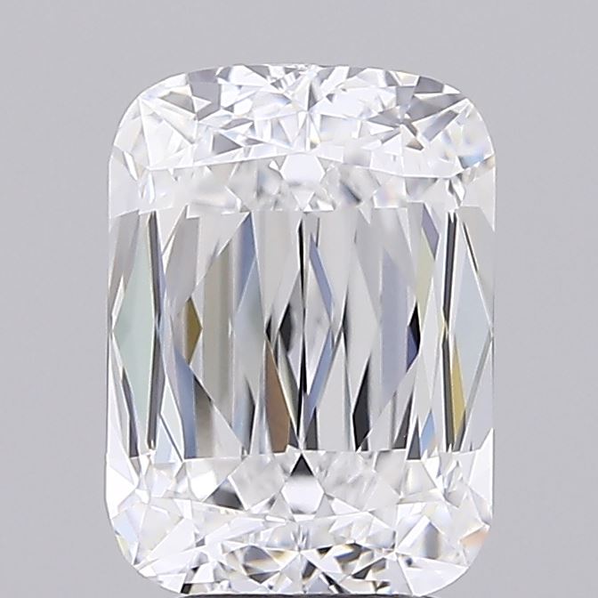 3.02 carat cushion lab grown diamond E color VVS2 clarity