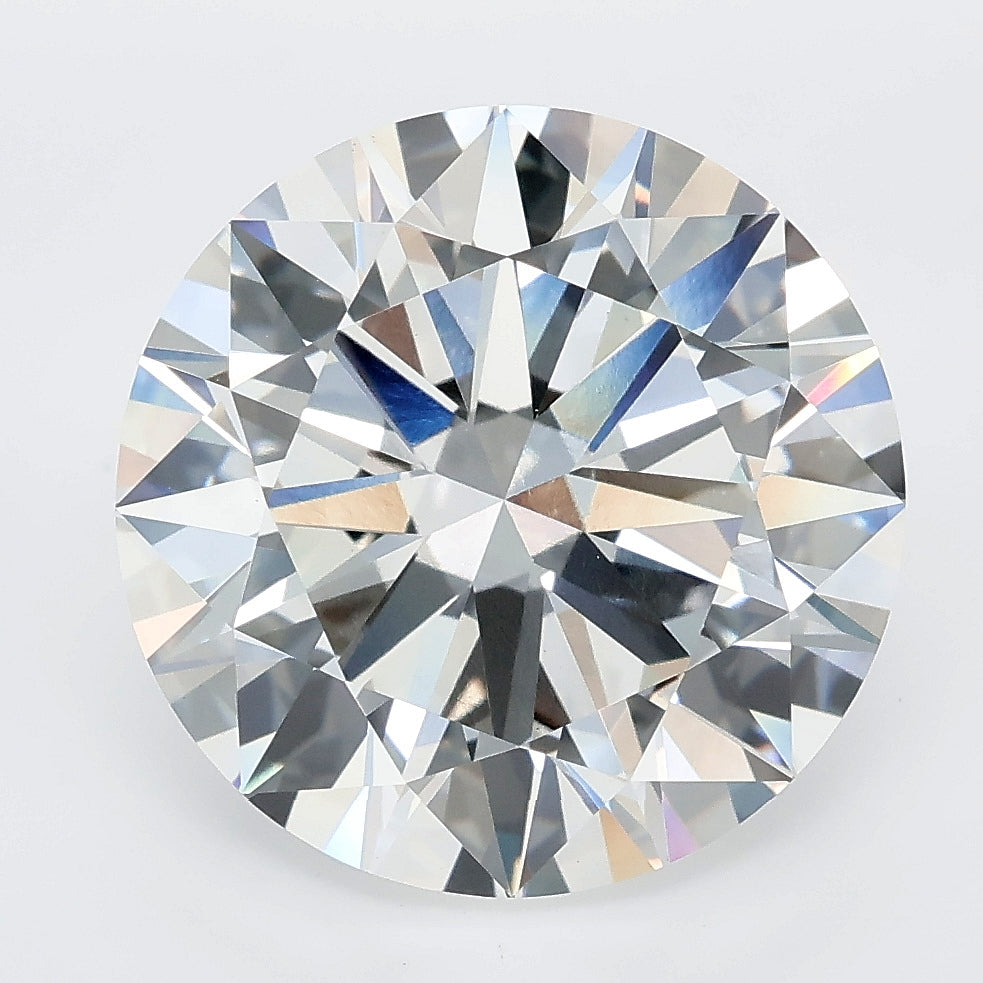 8.02 carat round lab grown diamond E color VVS2 clarity