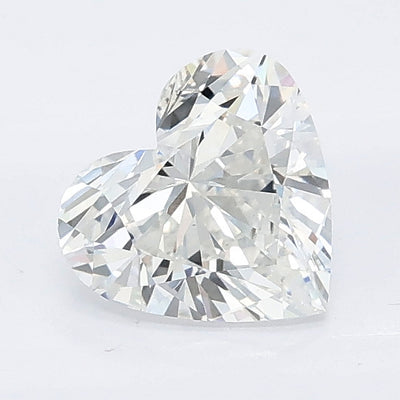 1.00 carat heart lab grown diamond E color VS1 clarity