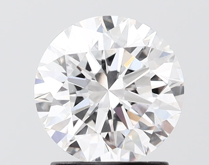1.62 carat round lab grown diamond E color VVS2 clarity