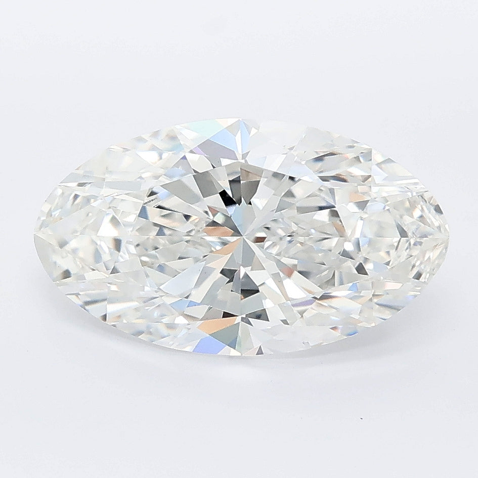3.01 carat moval lab grown diamond E color VS1 clarity
