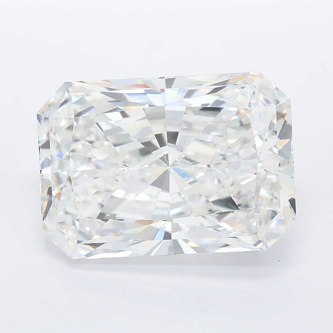6.27 carat radiant lab grown diamond E color VS1 clarity