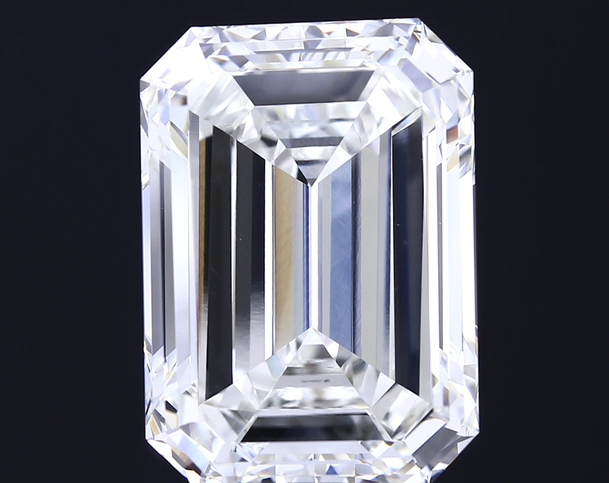 20.00 carat emerald lab grown diamond G color VVS2 clarity