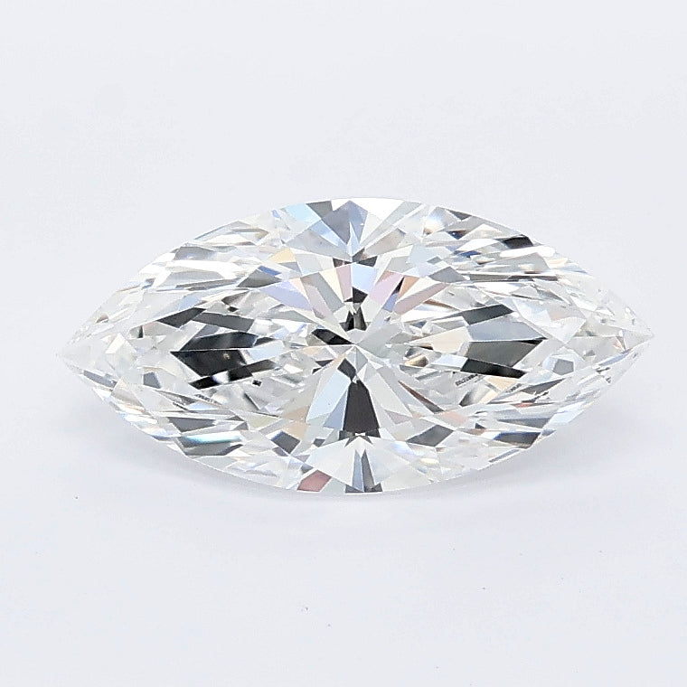 1.08 carat marquise lab grown diamond D color VVS2 clarity