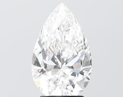 3.05 carat pear lab grown diamond F color VS1 clarity
