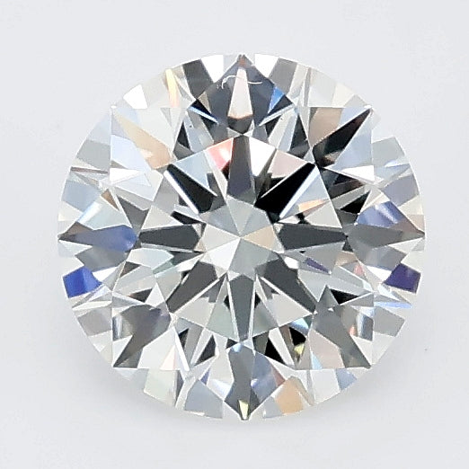1.09 carat round lab grown diamond D color VVS2 clarity