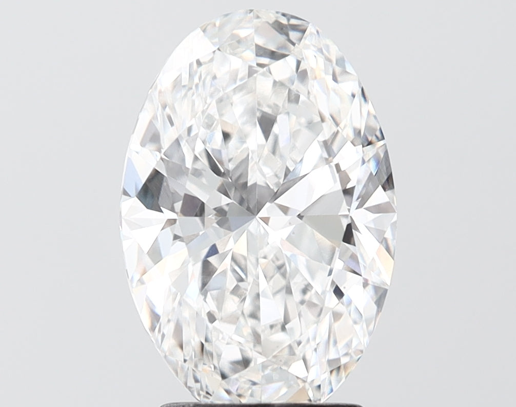 3.03 carat oval lab grown diamond E color VS1 clarity