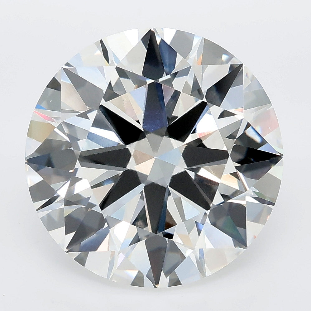 9.01 carat round lab grown diamond F color VS1 clarity