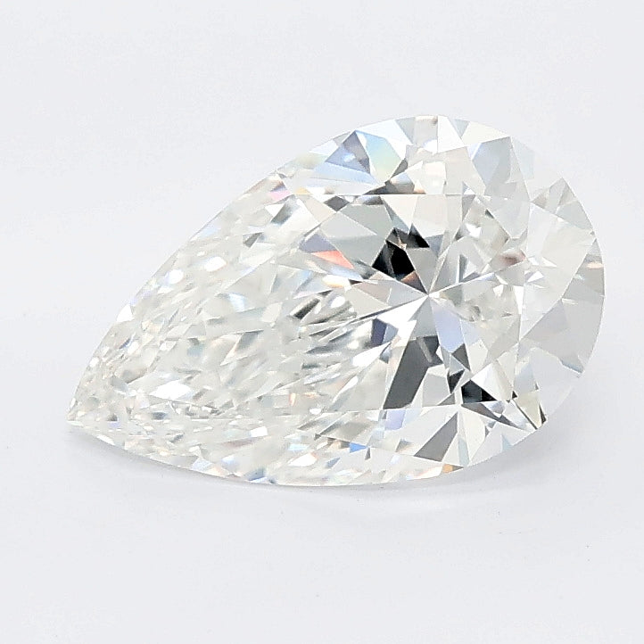 1.53 carat pear lab grown diamond E color VVS2 clarity