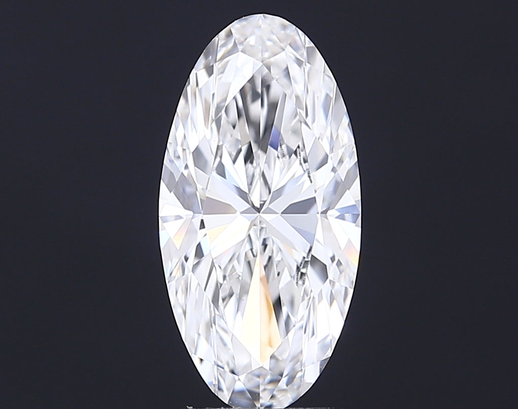 3.00 carat moval lab grown diamond E color VVS2 clarity